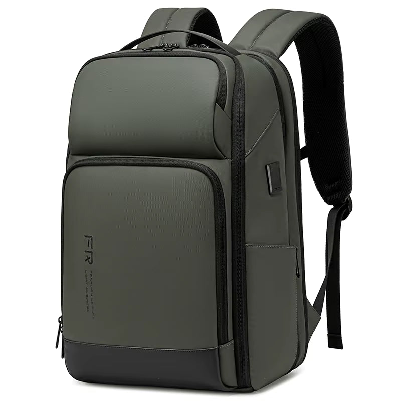 Durable Waterproof Backpack for 15.6” Laptop with USB Charging - Perfect for Business & Travel