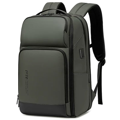 Durable Waterproof Backpack for 15.6” Laptop with USB Charging - Perfect for Business & Travel