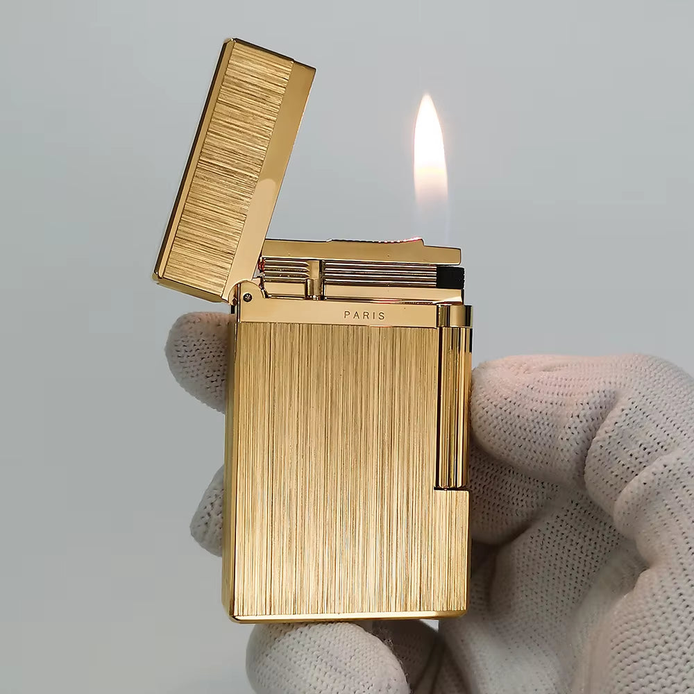 Metal Gas Lighter for Smoking – Bright Sound & Stylish Design