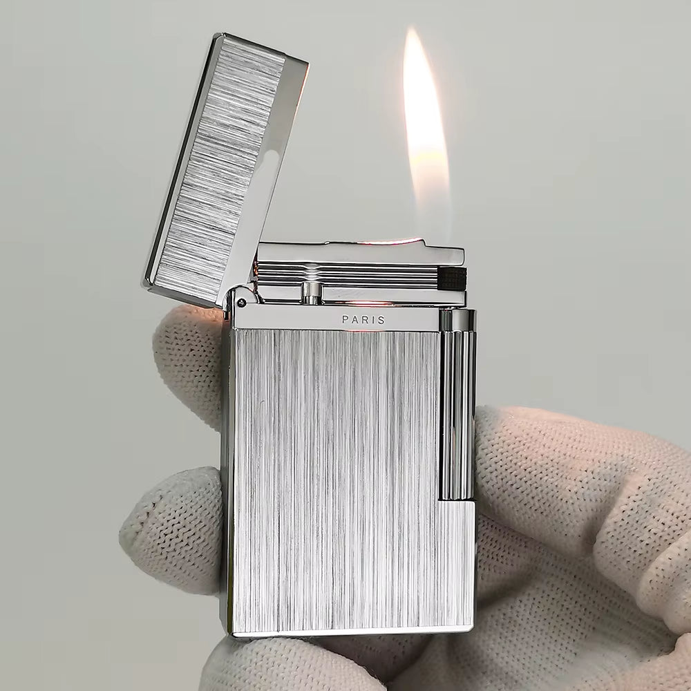 Metal Gas Lighter for Smoking – Bright Sound & Stylish Design