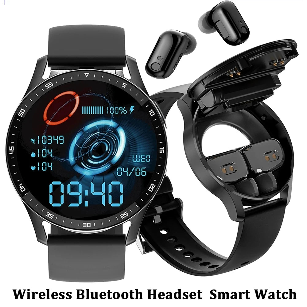 X7 Sports Smartwatch with Earbuds – Heart Rate & BP Monitor