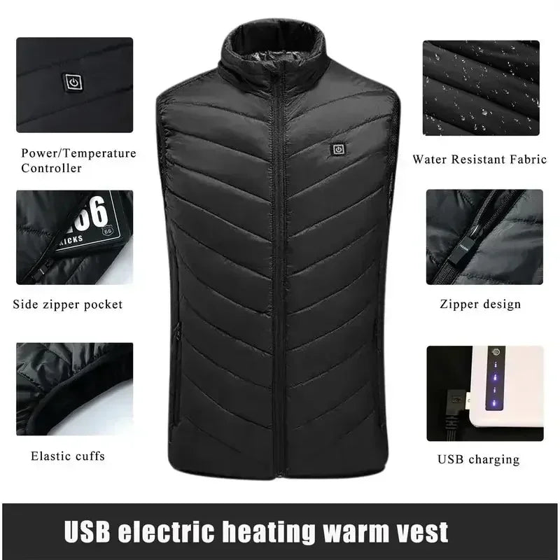 Men’s Smart Thermal Vest – Multi-Zone Heat Distribution