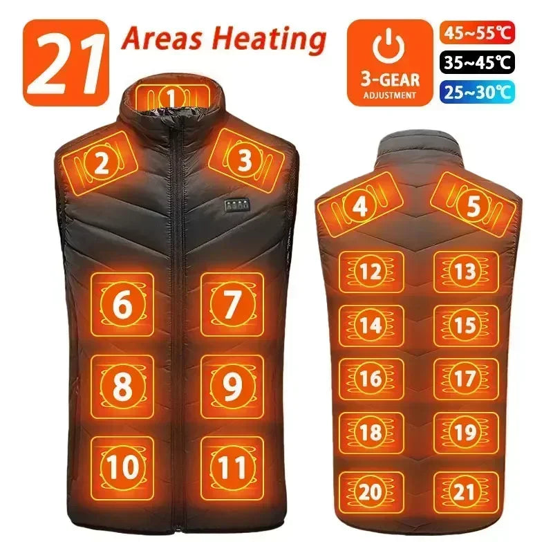 Men’s Smart Thermal Vest – Multi-Zone Heat Distribution