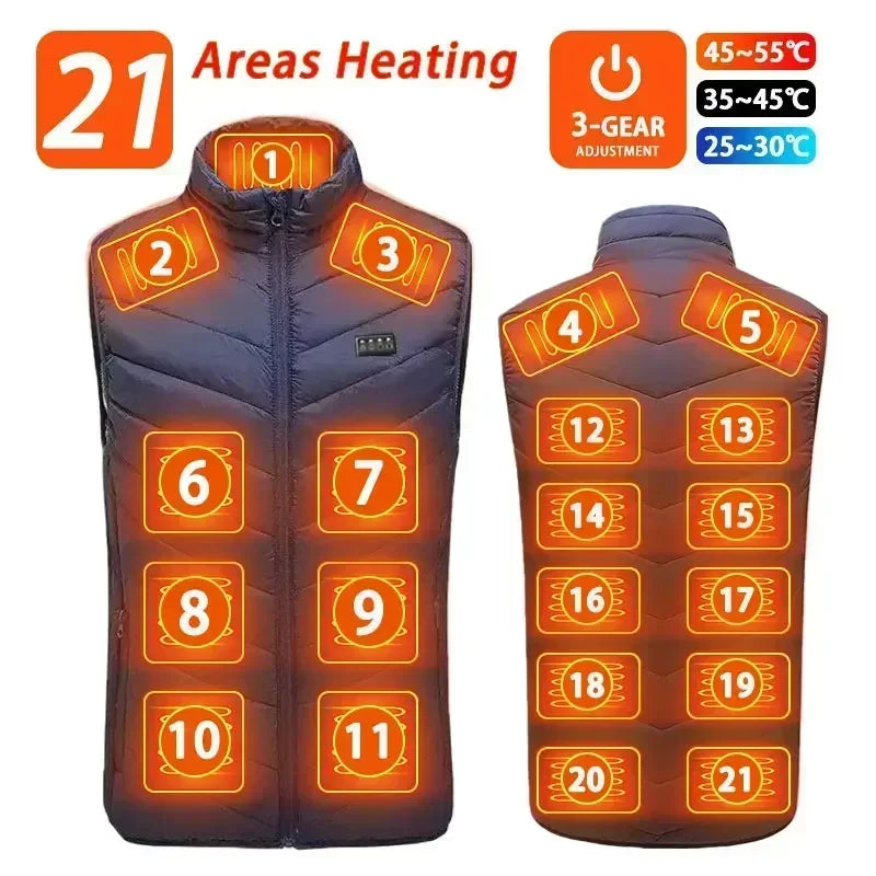 Men’s Smart Thermal Vest – Multi-Zone Heat Distribution