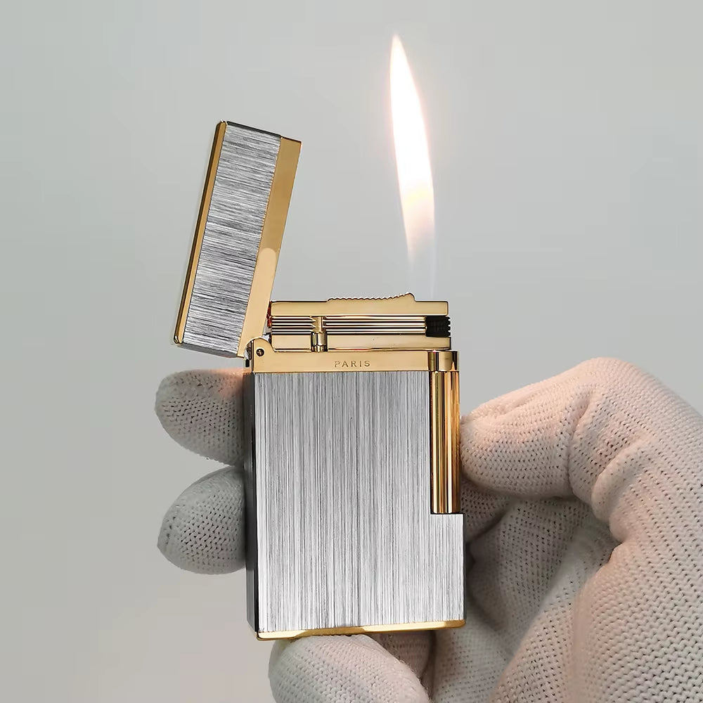 Metal Gas Lighter for Smoking – Bright Sound & Stylish Design